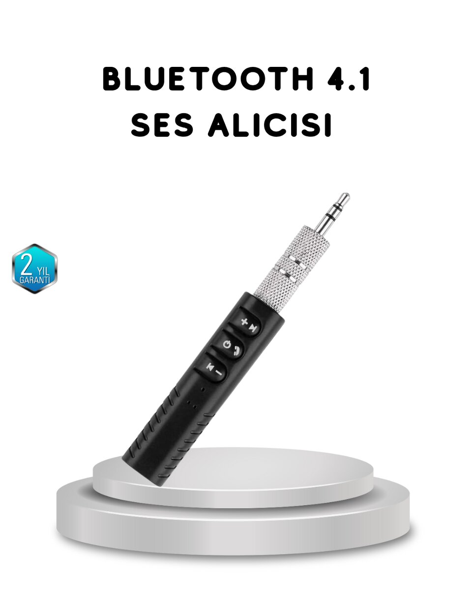 Mini Bluetooth Ses Alıcısı 3.5mm Girişli Kablosuz Müzik Adaptörü 1 Mini Bluetooth Ses Alıcısı 3.5mm Girişli Kablosuz Müzik Adaptörü