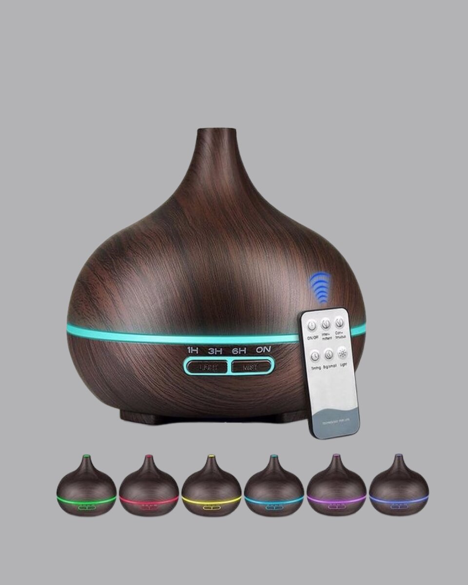 Aromaterapi Difüzörü 550 ml Ultrasonik Nemlendirici Otomatik Kapanma Özellikli 2 Aromaterapi Difüzörü 550 ml Ultrasonik Nemlendirici Otomatik Kapanma Özellikli - Görsel 2