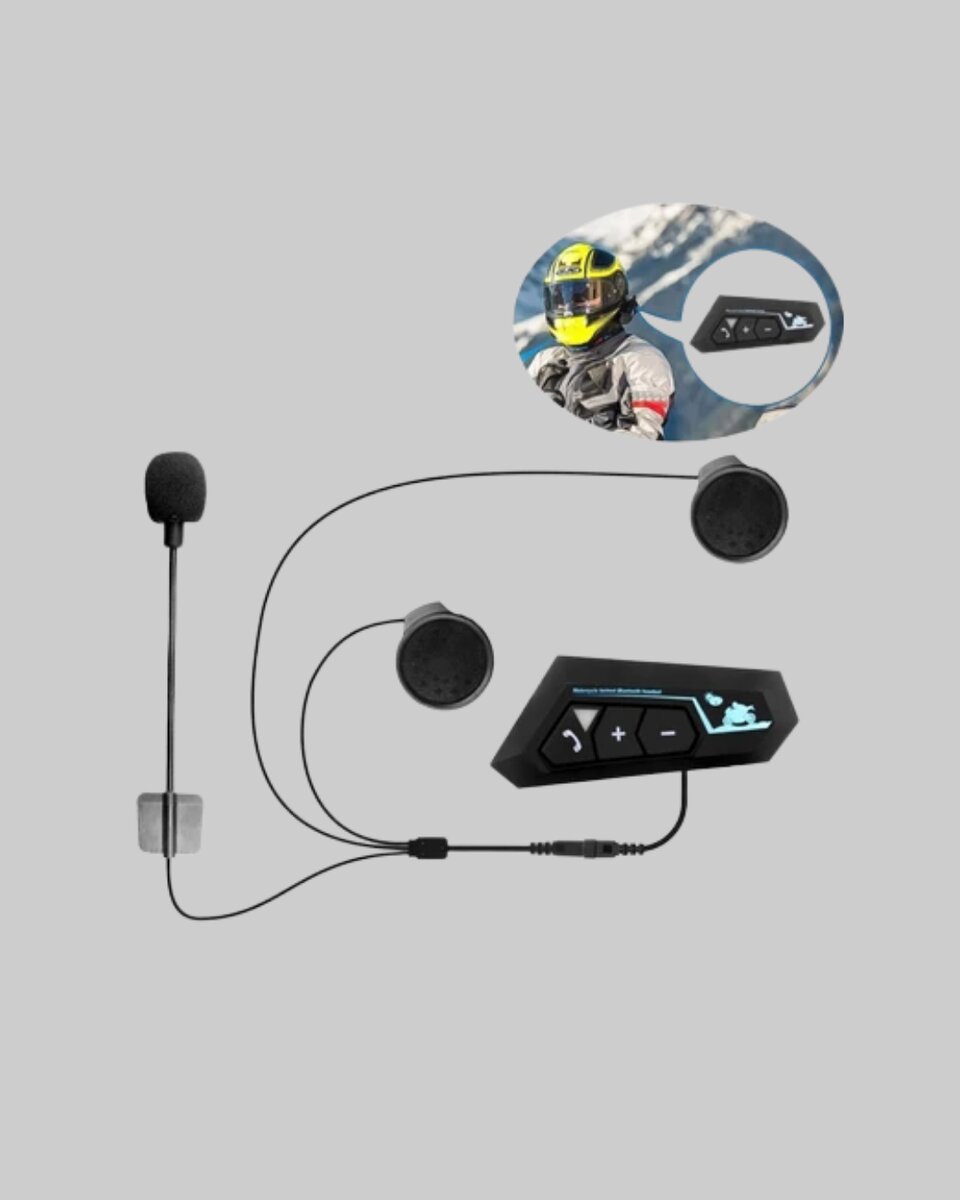 BT22 Kask Bluetooth Kulaklık 5.0 Gürültü Engelleyici ve Eller Serbest Kullanım 3 BT22 Kask Bluetooth Kulaklık 5.0 Gürültü Engelleyici ve Eller Serbest Kullanım - Görsel 3