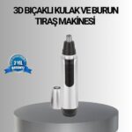 Kişisel Burun ve Kulak Tıraş Makinesi 3D Kavisli Bıçak ve Kompakt Tasarım