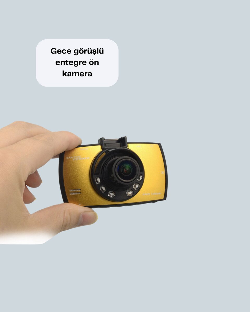 HD Araç Kamerası 2.7 İnç Ekran G Sensor Destekli 4 HD Araç Kamerası 2.7 İnç Ekran G Sensor Destekli - Görsel 4