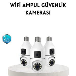 Haydiburaya 10 Ampul Tipi WiFi Kamera 2MP Lensli Full HD Görüntü ve Akıllı Hareket Algılama