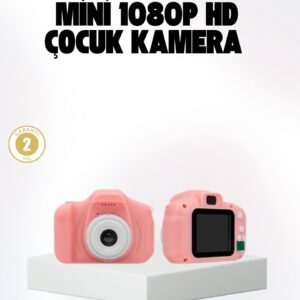 Haydiburaya 47 Çocuklar İçin Mini Fotoğraf Makinesi 8MP 1080P Video ve Darbeye Dayanıklı