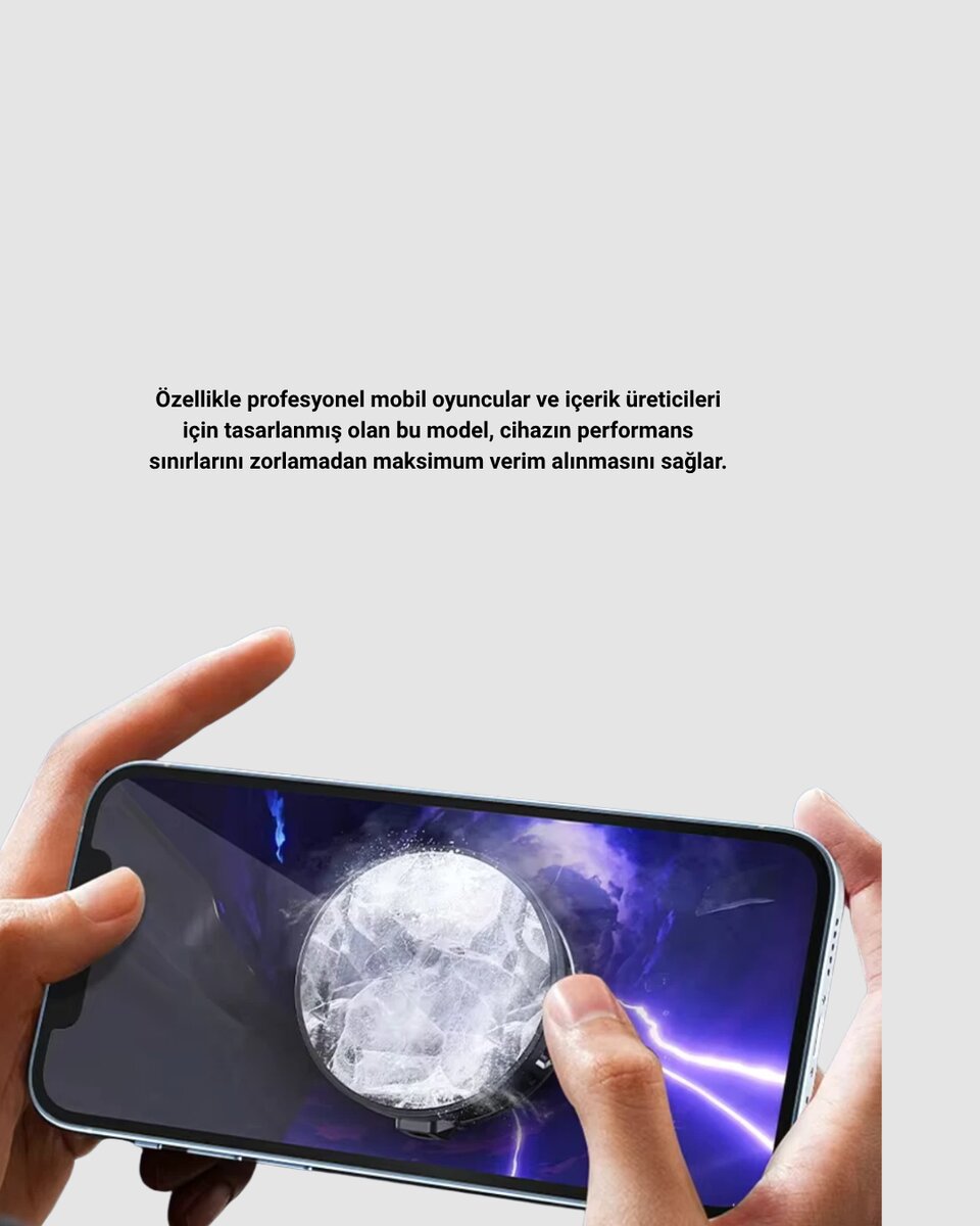 Yarı İletken Telefon Soğutucu Hızlı Soğutma ve Sessiz Performanslı 3 Yarı İletken Telefon Soğutucu Hızlı Soğutma ve Sessiz Performanslı - Görsel 3