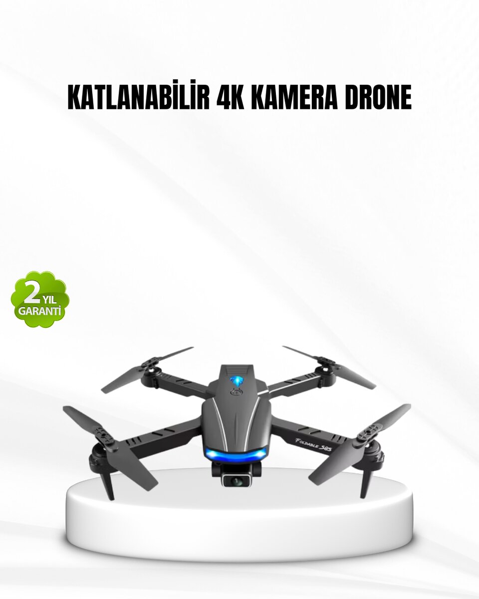 Wi-Fi Bağlantılı 4K Drone Katlanabilir ve 360° Takla Özellikli 1 Wi-Fi Bağlantılı 4K Drone Katlanabilir ve 360° Takla Özellikli