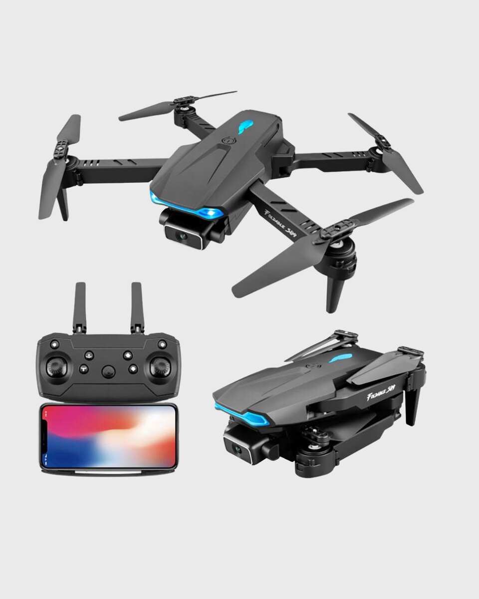 4K Kamera Özellikli Katlanabilir Drone Wi-Fi ve Yükseklik Sabitlemeli 3 4K Kamera Özellikli Katlanabilir Drone Wi-Fi ve Yükseklik Sabitlemeli - Görsel 3