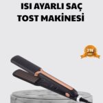 Tost Model Saç Şekillendirici Hızlı Isınan Isı Ayarlı