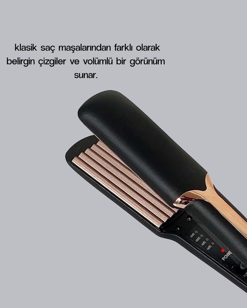 Tost Model Saç Maşası 220°C Hızlı Isınan 4 Tost Model Saç Maşası 220°C Hızlı Isınan - Görsel 4