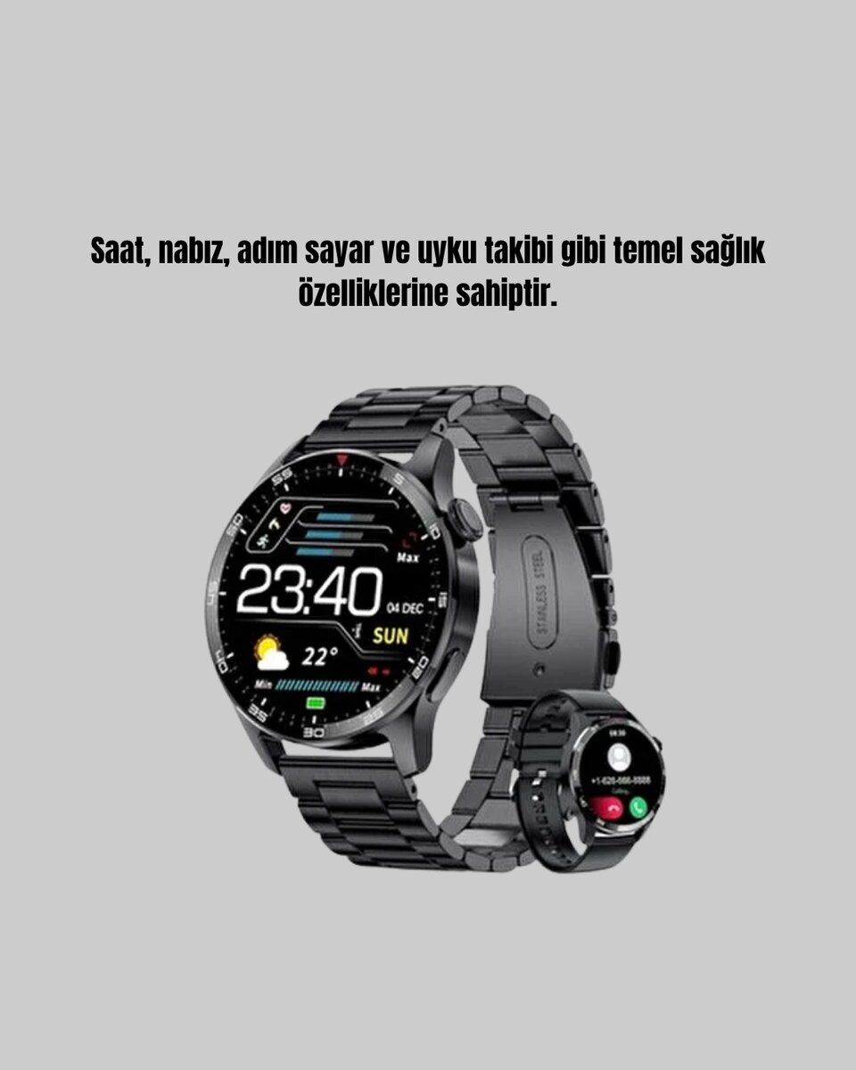 Spor ve Sağlık Takip Özellikli Akıllı Saat – Kalp Atış Uyku ve Adım Ölçer Fonksiyonlu 4 Spor ve Sağlık Takip Özellikli Akıllı Saat – Kalp Atış Uyku ve Adım Ölçer Fonksiyonlu - Görsel 4