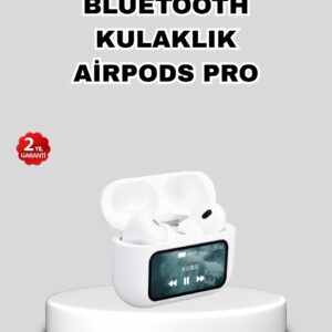 Dokunmatik Ekranlı Bluetooth Kulaklık – ANC, Suya Dayanıklı, Powerbank Kutulu