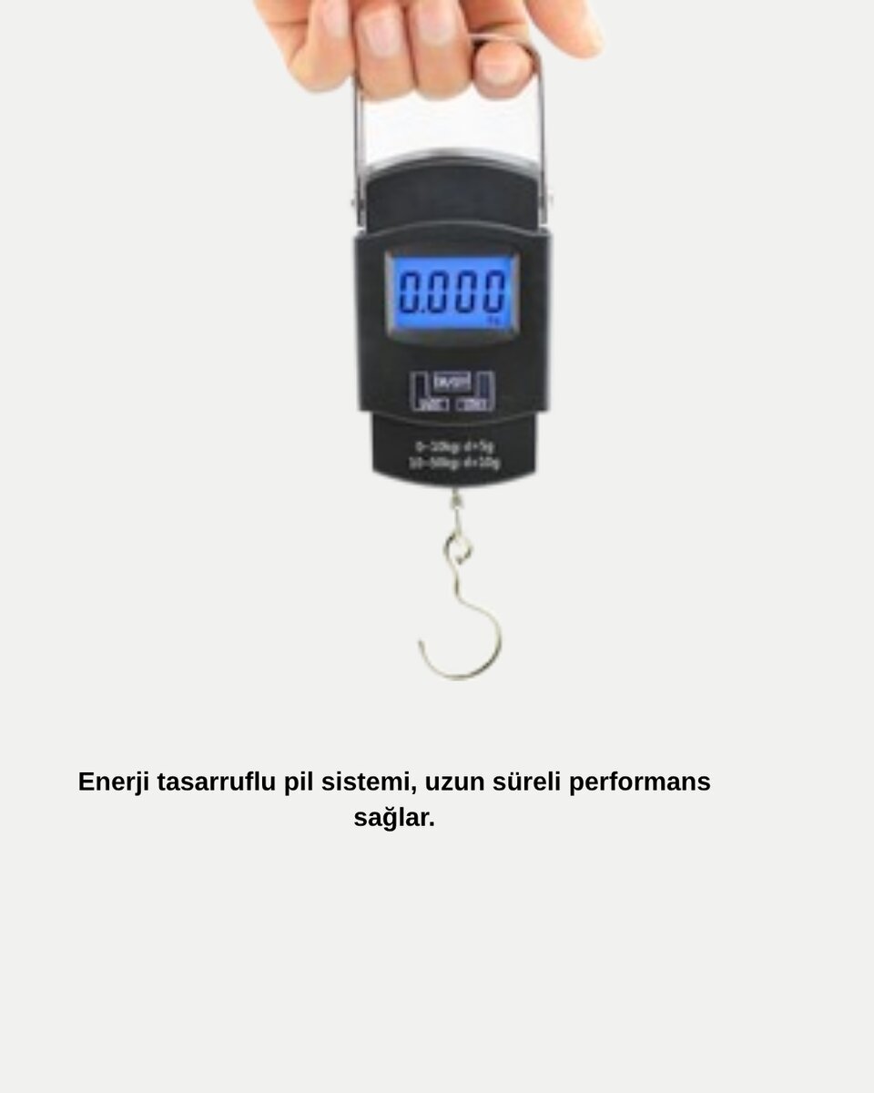 Portatif Dijital El Kantarı – Bavul Kargo ve Paket Tartı Cihazı 50 Kg 4 Portatif Dijital El Kantarı – Bavul Kargo ve Paket Tartı Cihazı 50 Kg - Görsel 4