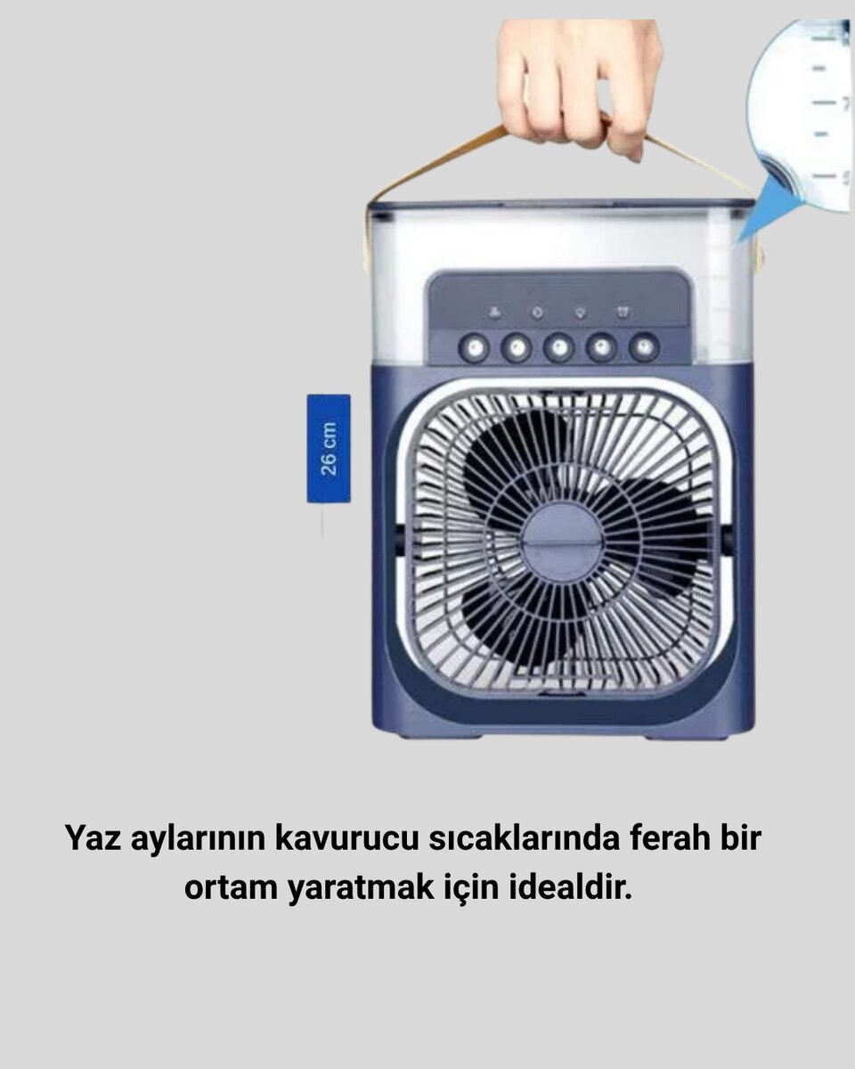 Sessiz Çalışan Turbo Fan Güçlü Hava Akışlı Masa Üstü Vantilatör 3 Sessiz Çalışan Turbo Fan Güçlü Hava Akışlı Masa Üstü Vantilatör - Görsel 3