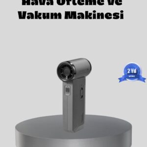 Şarjlı 130000 RPM Hava Üflemeli ve Vakumlu Araç Ev Temizlik Makinesi