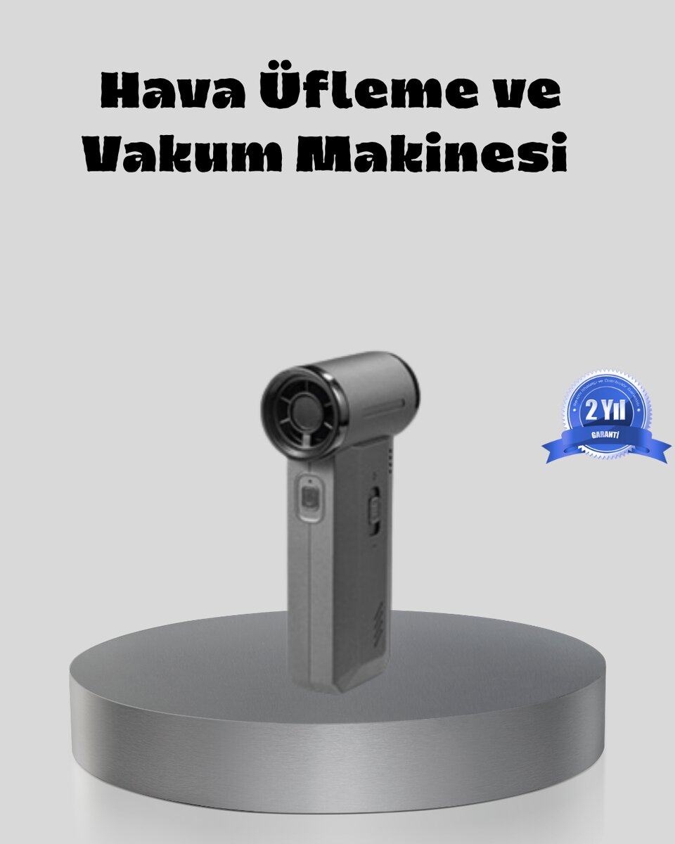 Şarjlı 130000 RPM Hava Üflemeli ve Vakumlu Araç Ev Temizlik Makinesi 1 Şarjlı 130000 RPM Hava Üflemeli ve Vakumlu Araç Ev Temizlik Makinesi
