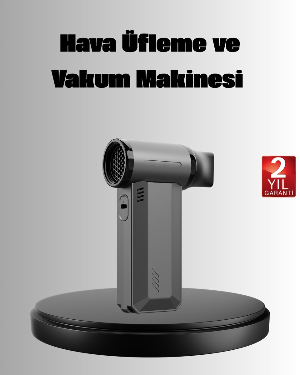 Çok Fonksiyonlu Şarjlı Hava Üfleme ve Vakum Makinesi 1 Çok Fonksiyonlu Şarjlı Hava Üfleme ve Vakum Makinesi
