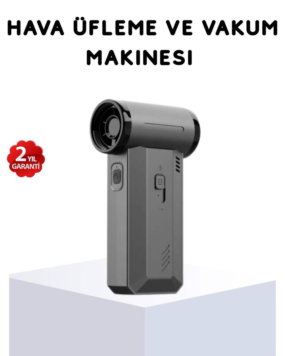 130000 RPM Çok Fonksiyonlu Şarjlı Hava Üfleme ve Vakum Temizlik Cihazı 1 130000 RPM Çok Fonksiyonlu Şarjlı Hava Üfleme ve Vakum Temizlik Cihazı