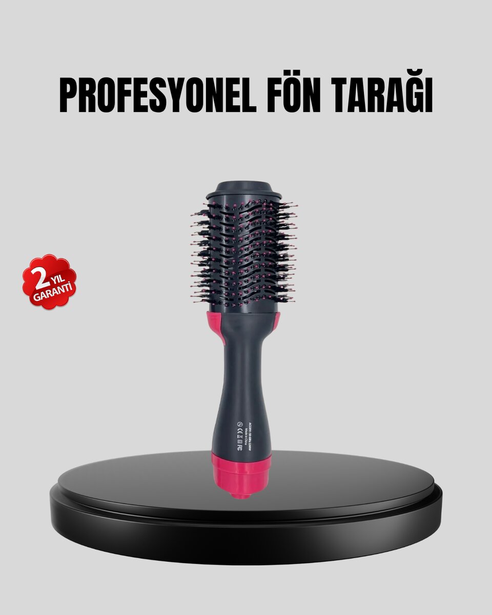 220°C Profesyonel Fön Tarağı – Negatif İyon Teknolojili 3 Isı Kademeli 1200W 1 220°C Profesyonel Fön Tarağı – Negatif İyon Teknolojili 3 Isı Kademeli 1200W