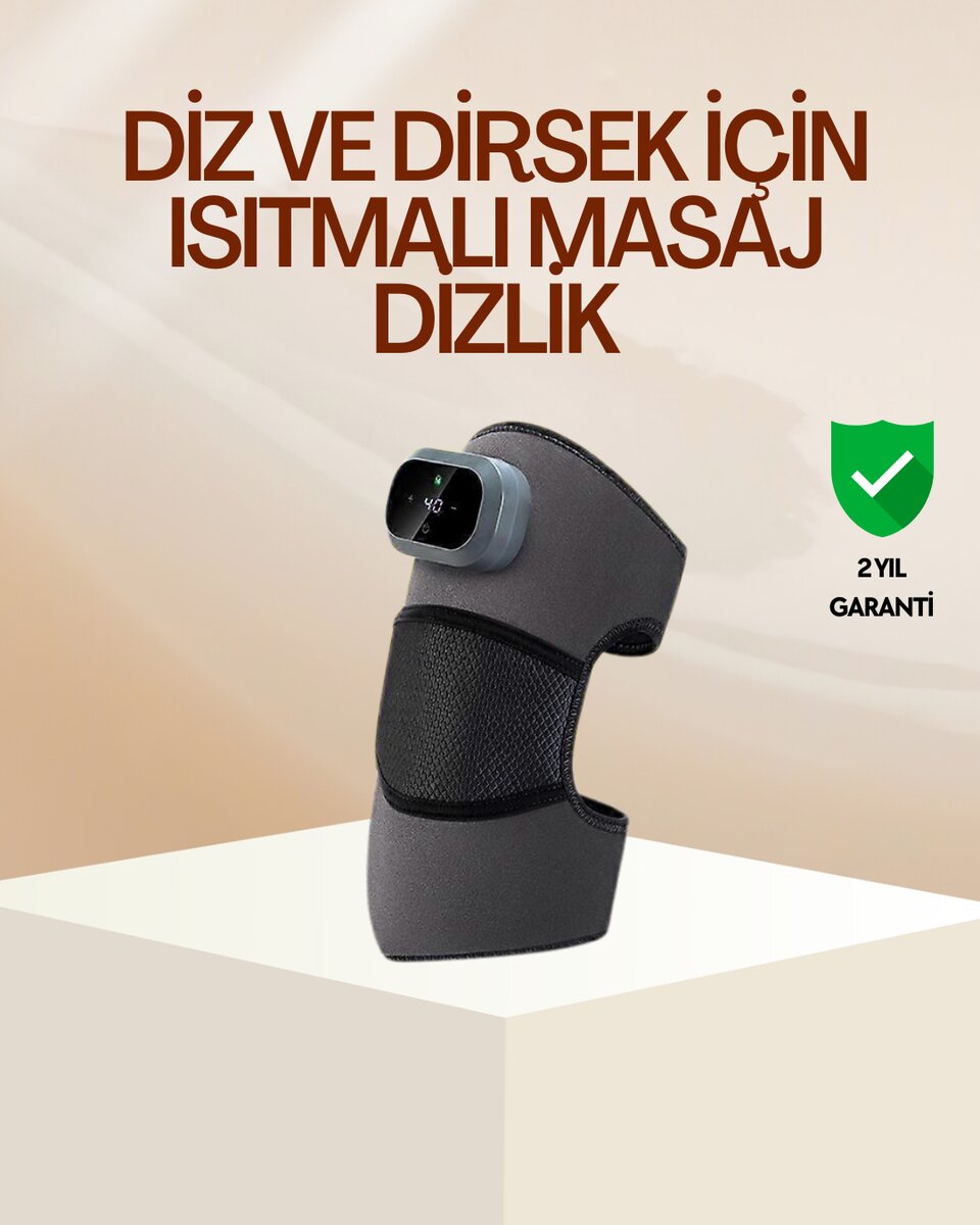 Diz ve Dirsek İçin Isıtmalı Masaj Dizlik Aparatı 1 Diz ve Dirsek İçin Isıtmalı Masaj Dizlik Aparatı