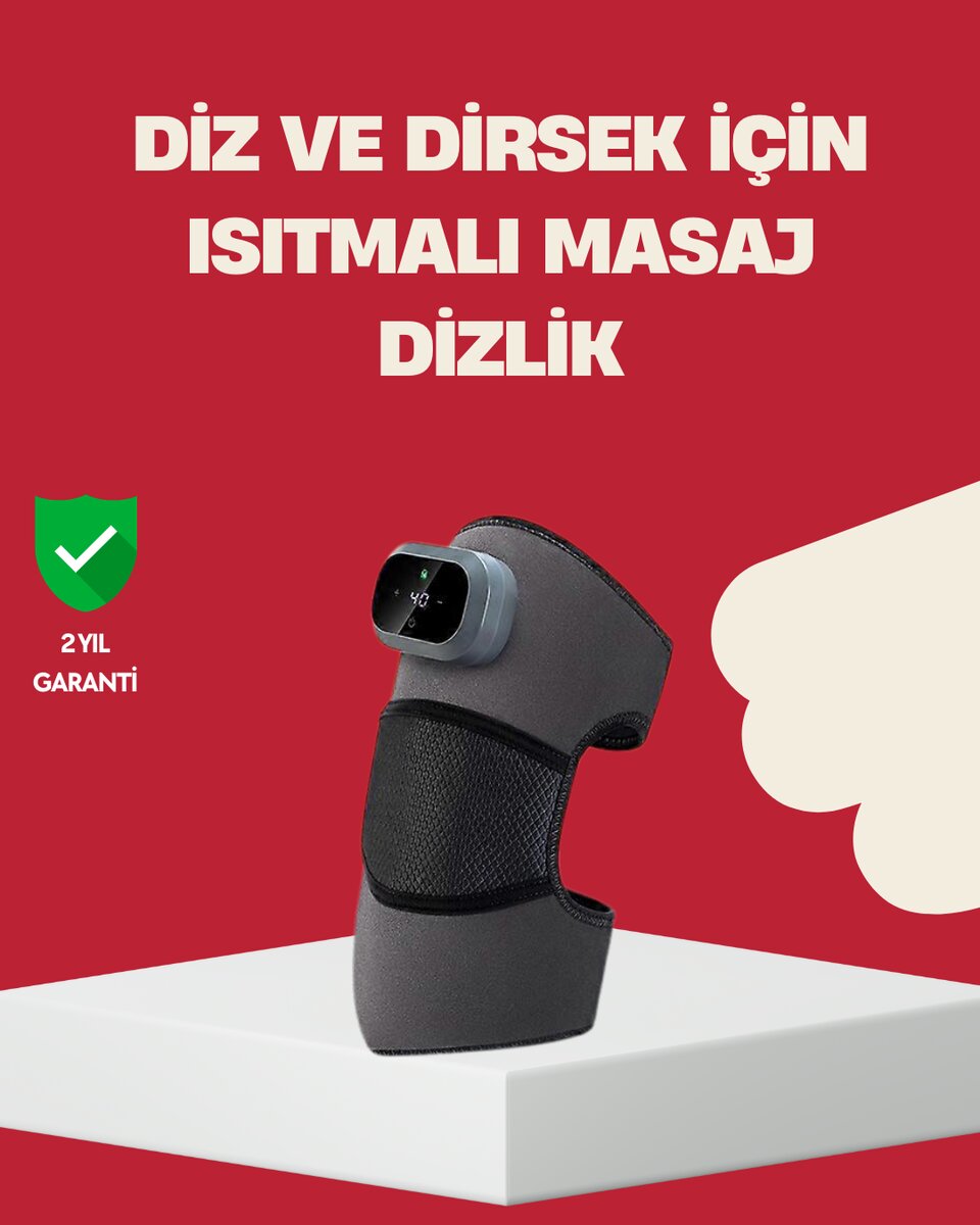 3 Seviyeli Titreşimli Isıtmalı Diz Bakım Masaj Cihazı 1 3 Seviyeli Titreşimli Isıtmalı Diz Bakım Masaj Cihazı
