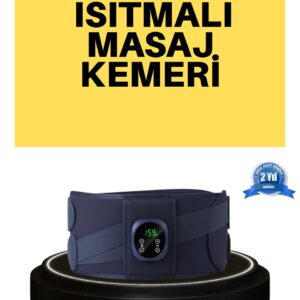 Isıtmalı Masajlı Bel Destek Kemeri Ev Tipi Kullanım