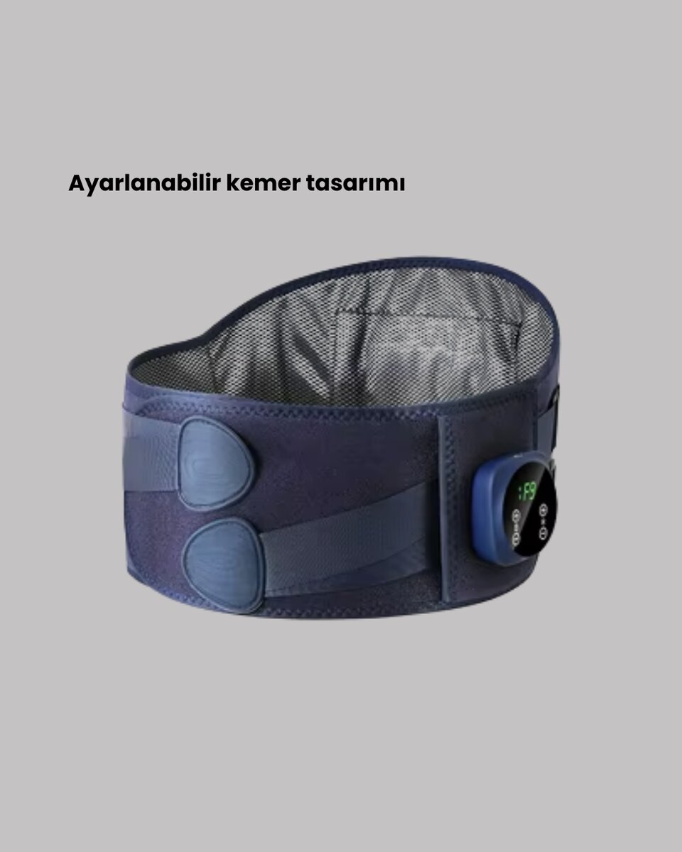 Titreşim ve Isı Özellikli Masaj Kemeri Ayarlanabilir 4 Titreşim ve Isı Özellikli Masaj Kemeri Ayarlanabilir - Görsel 4