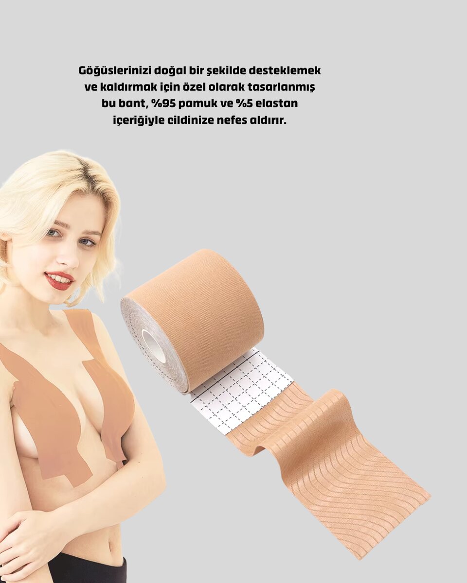 Görünmez Destekleyici Göğüs Bandı – Askısız ve Sırtı Açık Kıyafetler İçin 3 Görünmez Destekleyici Göğüs Bandı – Askısız ve Sırtı Açık Kıyafetler İçin - Görsel 3