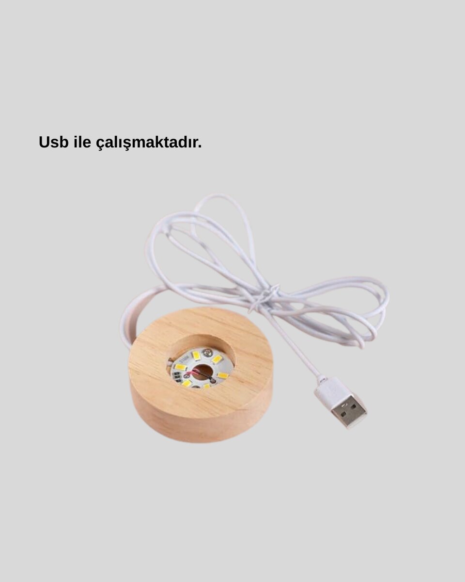 Ahşap Standlı LED Kristal Küre Lazer İşlemeli Dekoratif Obje 2 Ahşap Standlı LED Kristal Küre Lazer İşlemeli Dekoratif Obje - Görsel 2