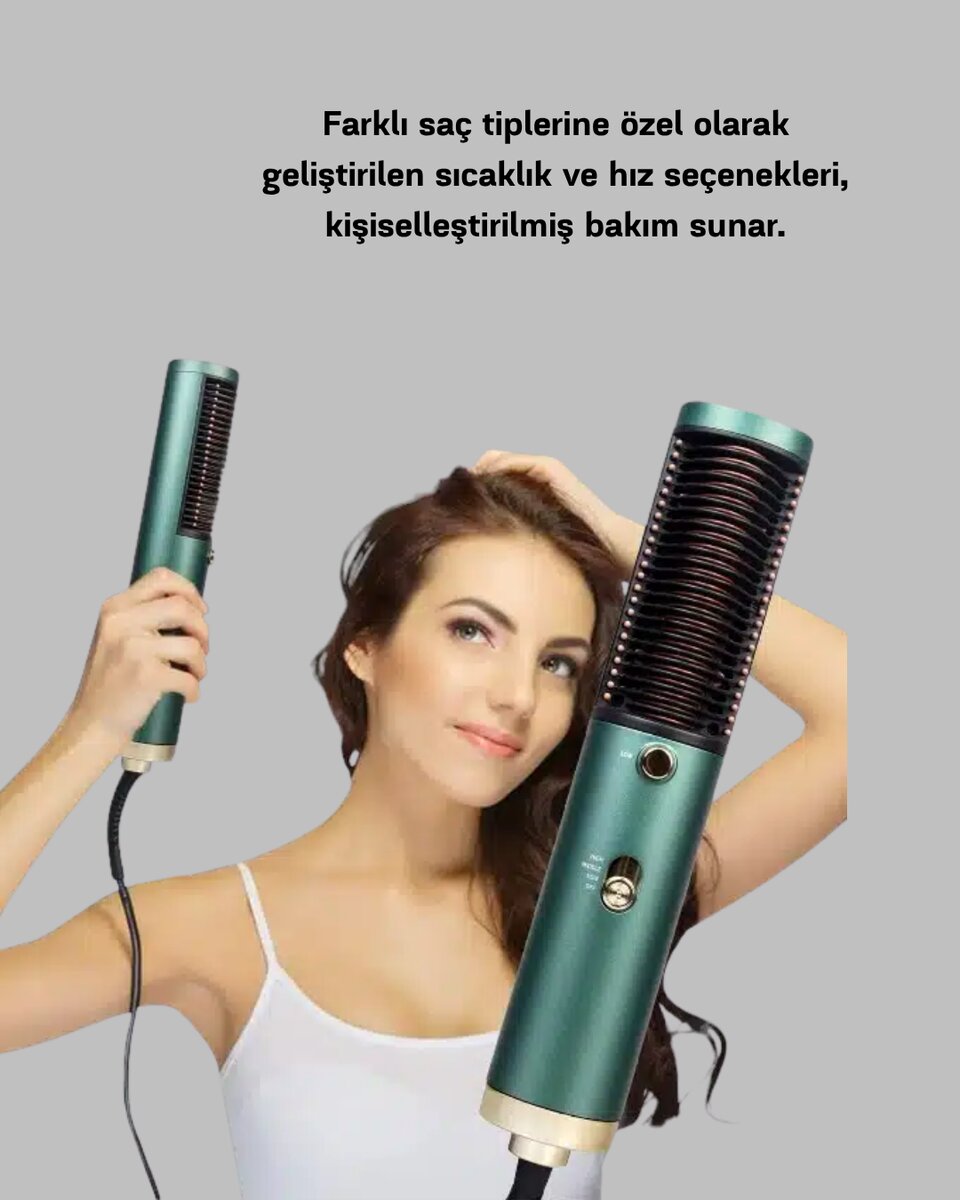 Güçlü İyonik Saç Kurutma Makinesi 3 Kademeli Isı ve 360° Dönebilen Kablo 3 Güçlü İyonik Saç Kurutma Makinesi 3 Kademeli Isı ve 360° Dönebilen Kablo - Görsel 3