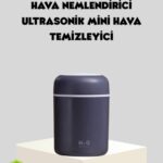 LED Işıklı USB Nemlendirici – Sürekli ve Aralıklı Püskürtme Modu