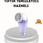 Taşınabilir Şarjlı Tiftik Toplayıcı – Çıkarılabilir Hazneli, Anti-Statik Fırçalı