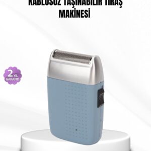 Taşınabilir Şarjlı Tıraş Makinesi – Kuru Kullanım Özel Sakal Başlıkları
