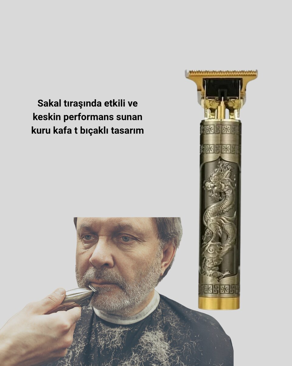 Profesyonel Çizik Tıraş Makinesi – T Çelik Bıçaklı 120 Dakika Şarjlı Kullanım 3 Başlıklı 3 Profesyonel Çizik Tıraş Makinesi – T Çelik Bıçaklı 120 Dakika Şarjlı Kullanım 3 Başlıklı - Görsel 3