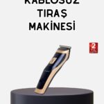 Profesyonel Şarjlı Saç ve Sakal Kesme Makinesi – Unisex 12 mm Ayarlanabilir Başlık