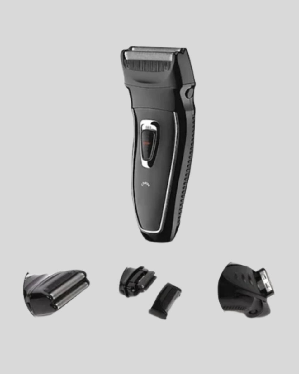 Şarjlı Kablosuz Tıraş Makinesi Çift Başlık Kuru Tıraş Ergonomik Taşınabilir 2 Şarjlı Kablosuz Tıraş Makinesi Çift Başlık Kuru Tıraş Ergonomik Taşınabilir - Görsel 2