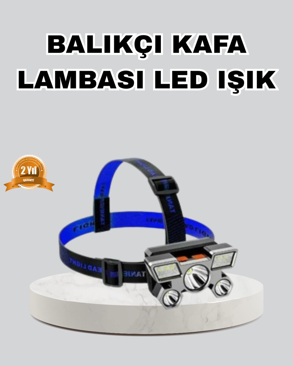 Outdoor ve Gece Balıkçılığı İçin LED Kafa Lambası – USB Şarjlı 60° Ayarlanabilir Far 1 Outdoor ve Gece Balıkçılığı İçin LED Kafa Lambası – USB Şarjlı 60° Ayarlanabilir Far