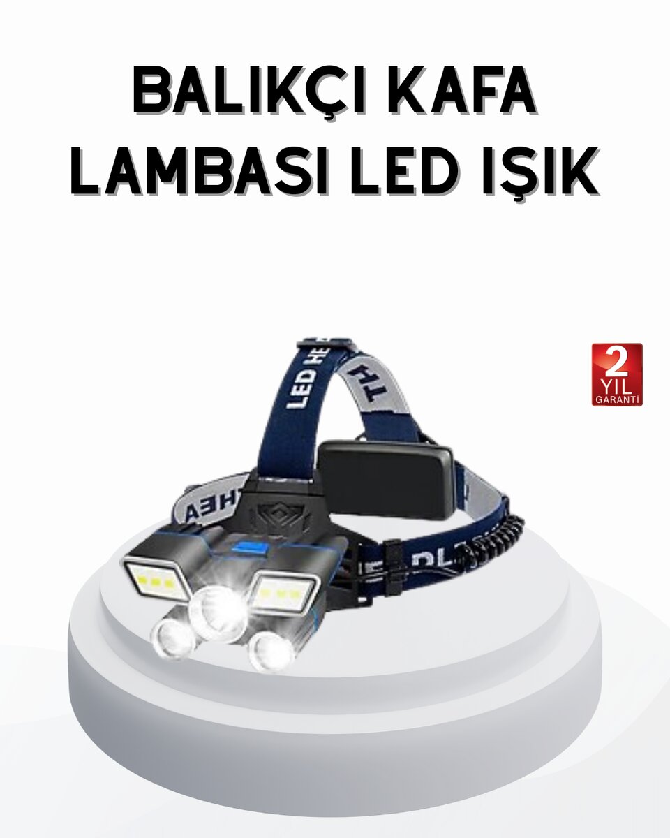 Profesyonel Şarjlı LED Far – IPX5 Suya Dayanıklı 4 Işık Modu Hareket Sensörlü 1 Profesyonel Şarjlı LED Far – IPX5 Suya Dayanıklı 4 Işık Modu Hareket Sensörlü