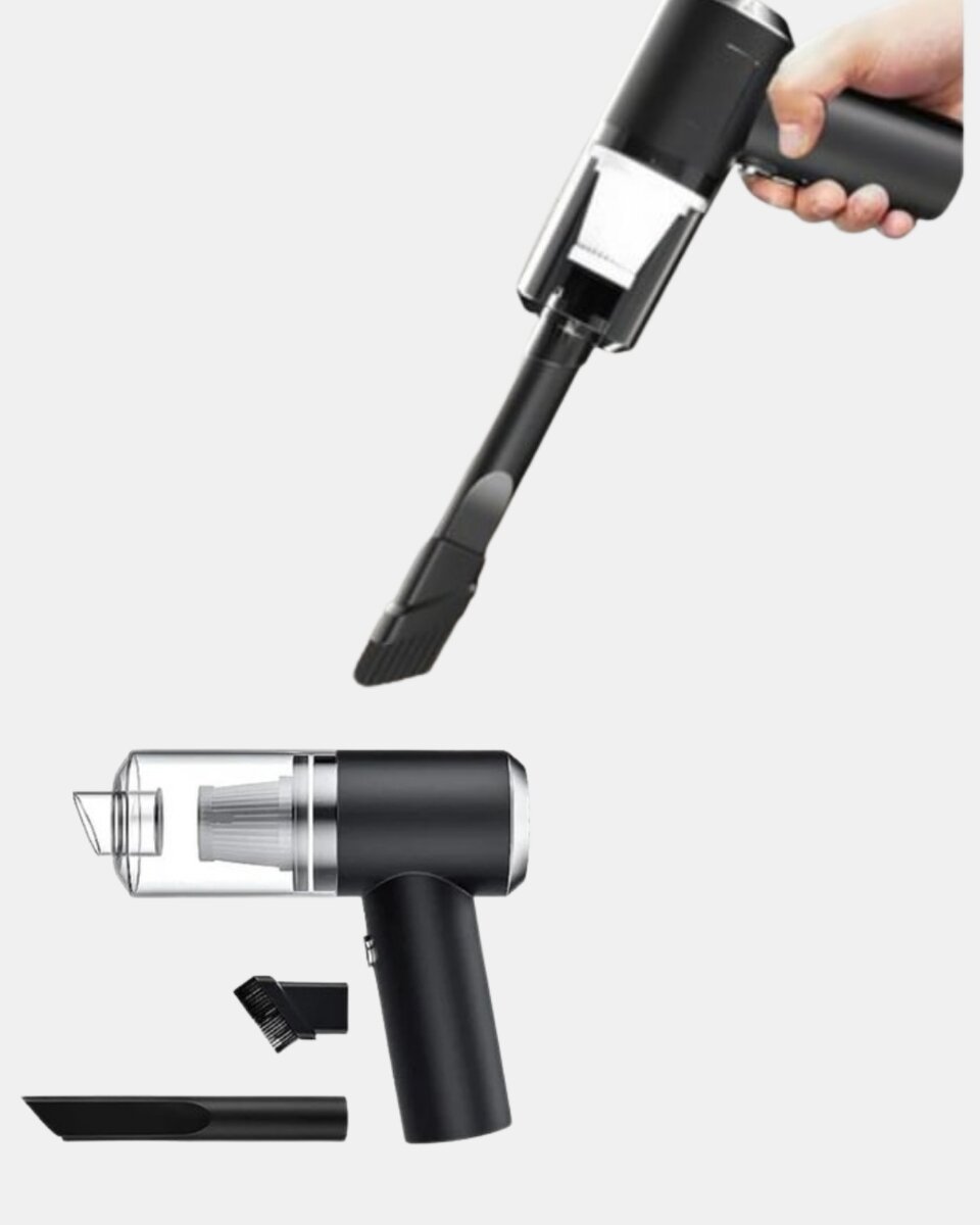 Taşınabilir Vakumlu Araç Süpürgesi – Katlanabilir Sap Yıkanabilir Filtre 120W Motor 3 Taşınabilir Vakumlu Araç Süpürgesi – Katlanabilir Sap Yıkanabilir Filtre 120W Motor - Görsel 3