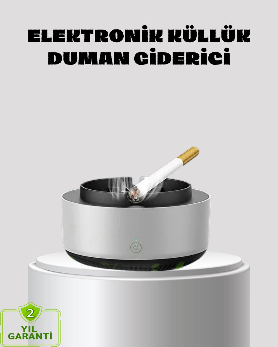 Küllük ve Hava Temizleyici 2’si 1 Arada – Sigara Kokusu Giderici, Araba ve Ofis İçin 1 Küllük ve Hava Temizleyici 2’si 1 Arada – Sigara Kokusu Giderici, Araba ve Ofis İçin