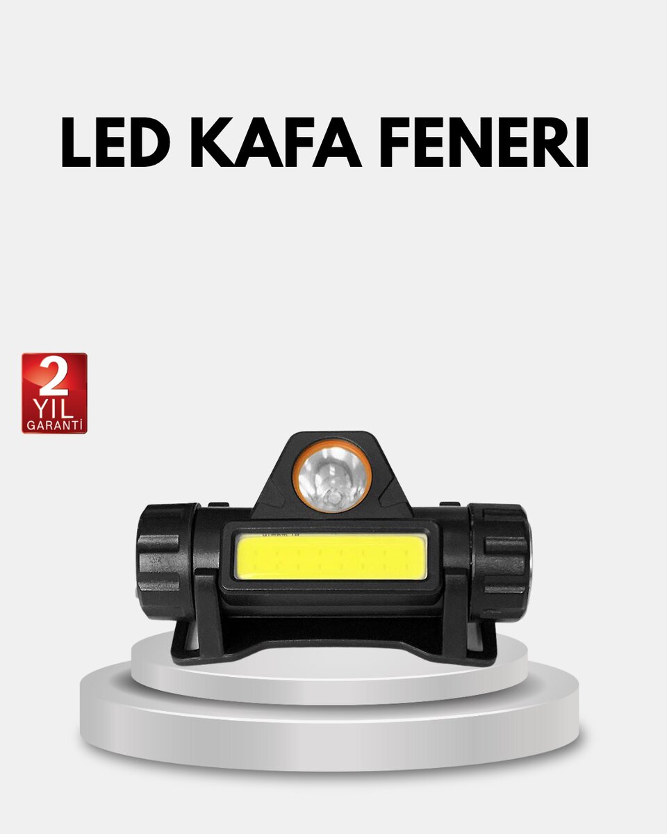 Profesyonel Şarjlı LED Kafa Lambası – Uzun Mesafe + Ortam Aydınlatması 1 Profesyonel Şarjlı LED Kafa Lambası – Uzun Mesafe + Ortam Aydınlatması