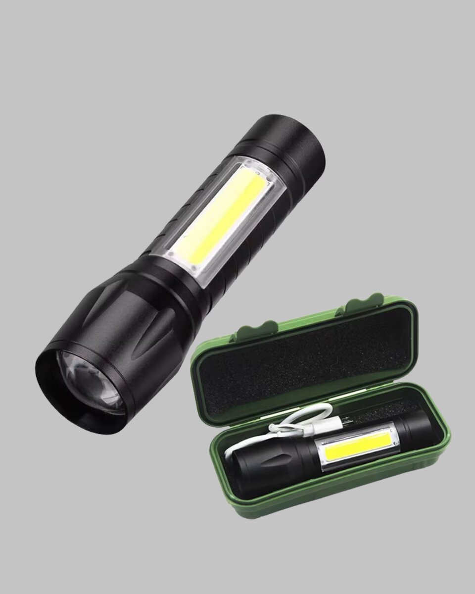 4 Mod Şarjlı Işıldak | Ultra Güçlü Cree LED | Su Geçirmez Alüminyum Gövde 2 4 Mod Şarjlı Işıldak | Ultra Güçlü Cree LED | Su Geçirmez Alüminyum Gövde - Görsel 2