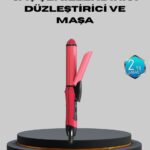 5 Kademeli Seramik Saç Düzleştirici – Düz ve Kıvırcık Mod, 26 mm Plaka, Profesyonel Saç Şekillendirme