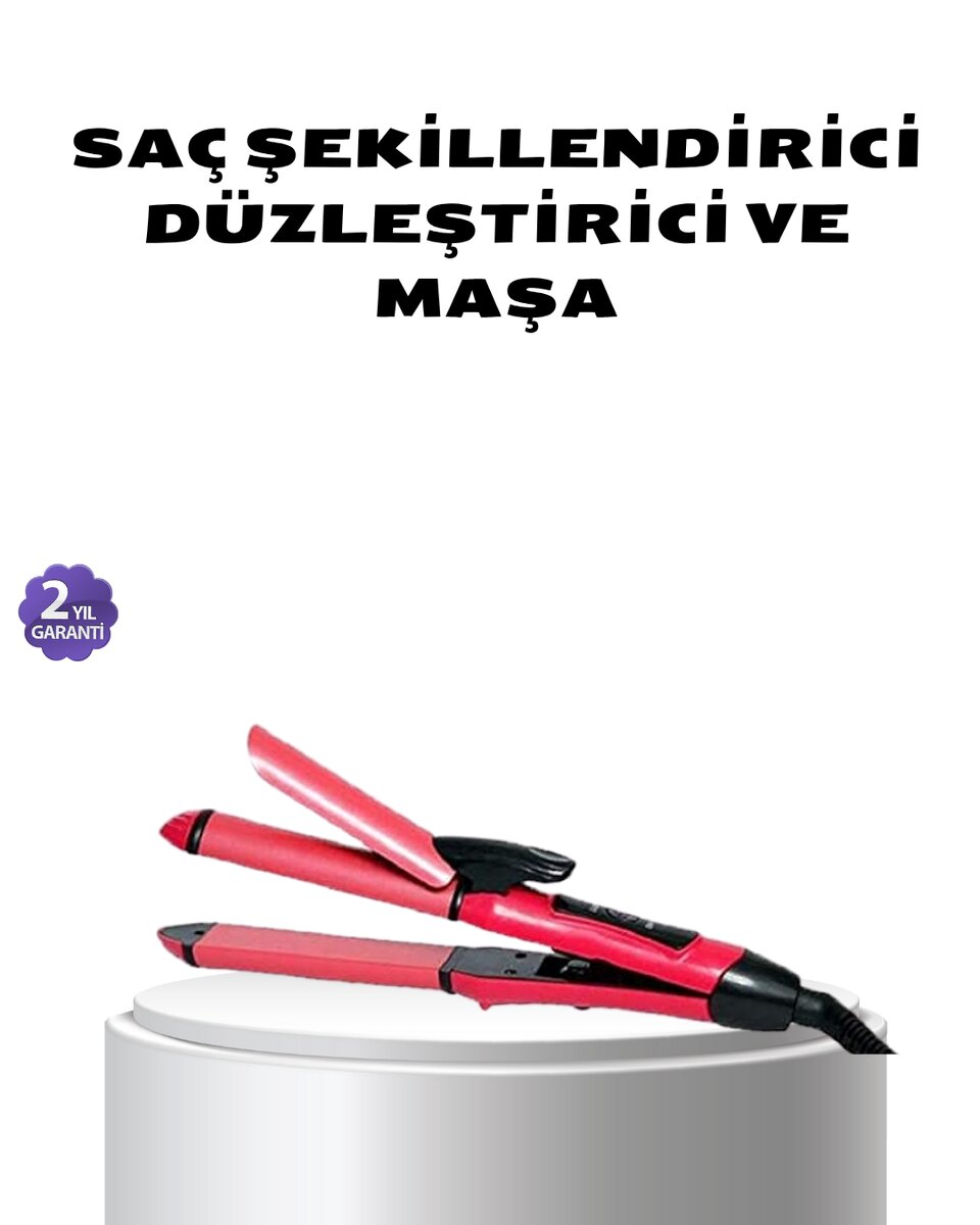 Dereceli Seramik Saç Düzleştirici – 5 Isı Seviyesi, 200°C Maksimum Sıcaklık 1 Dereceli Seramik Saç Düzleştirici – 5 Isı Seviyesi, 200°C Maksimum Sıcaklık