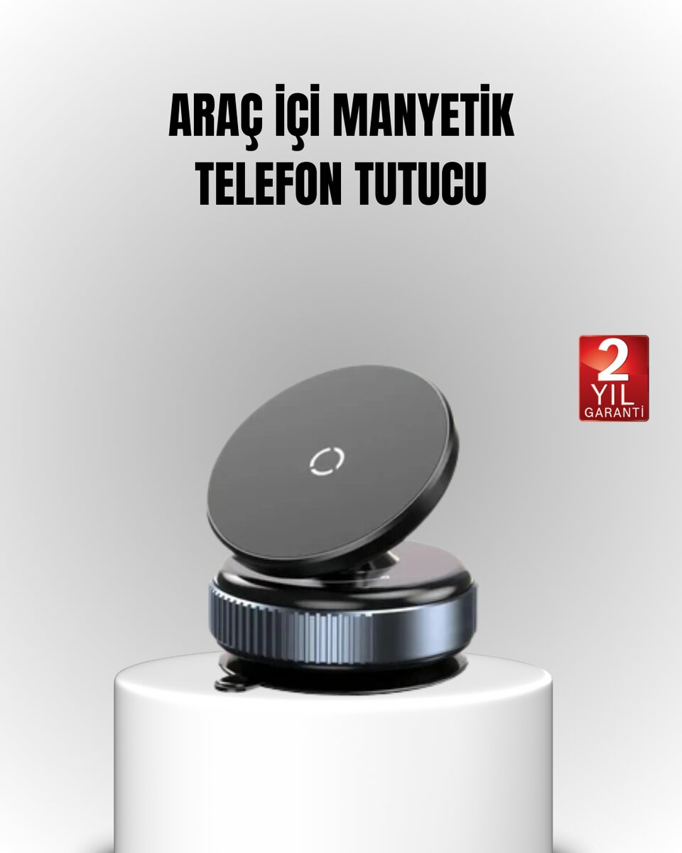 Vakum Adsorpsiyonlu Manyetik Telefon Tutucu Güçlü N52 360° Evrensel Uyumluluk 1 Vakum Adsorpsiyonlu Manyetik Telefon Tutucu Güçlü N52 360° Evrensel Uyumluluk