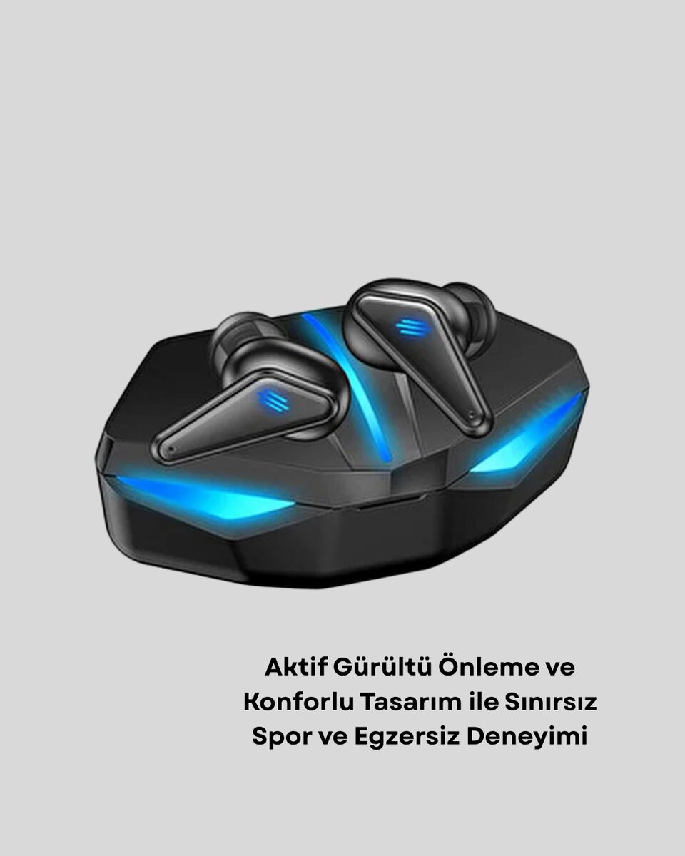 Bluetooth 5.0 Oyun ve Müzik Kulaklığı – 3D Ses Kalitesi 2 Bluetooth 5.0 Oyun ve Müzik Kulaklığı – 3D Ses Kalitesi - Görsel 2