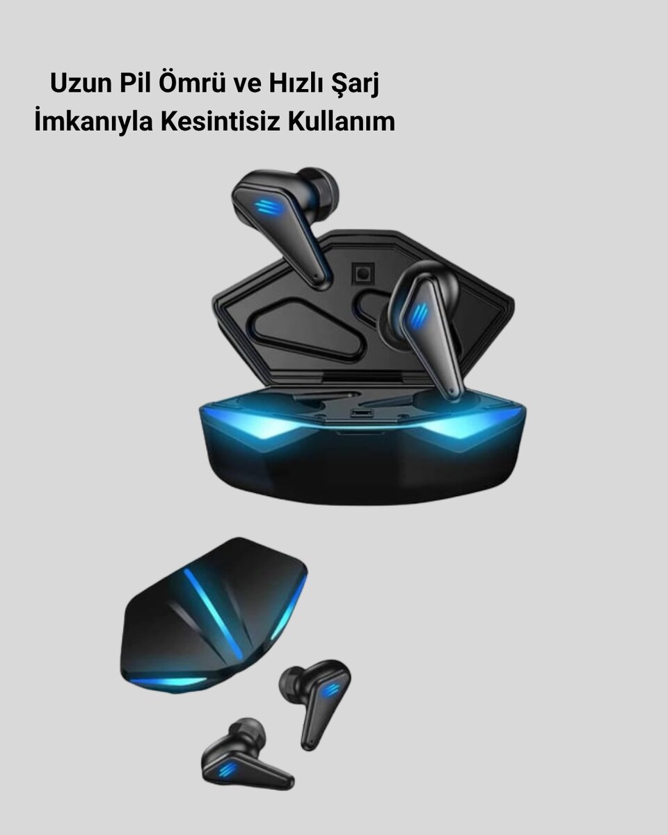 Bluetooth 5.0 Oyun ve Müzik Kulaklığı – 3D Ses Kalitesi 4 Bluetooth 5.0 Oyun ve Müzik Kulaklığı – 3D Ses Kalitesi - Görsel 4