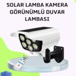 3 Modlu Güneş Paneli Aydınlatmalı Dış Mekan Güvenlik Işığı – IP65 Su Geçirmez, PIR Sensörlü