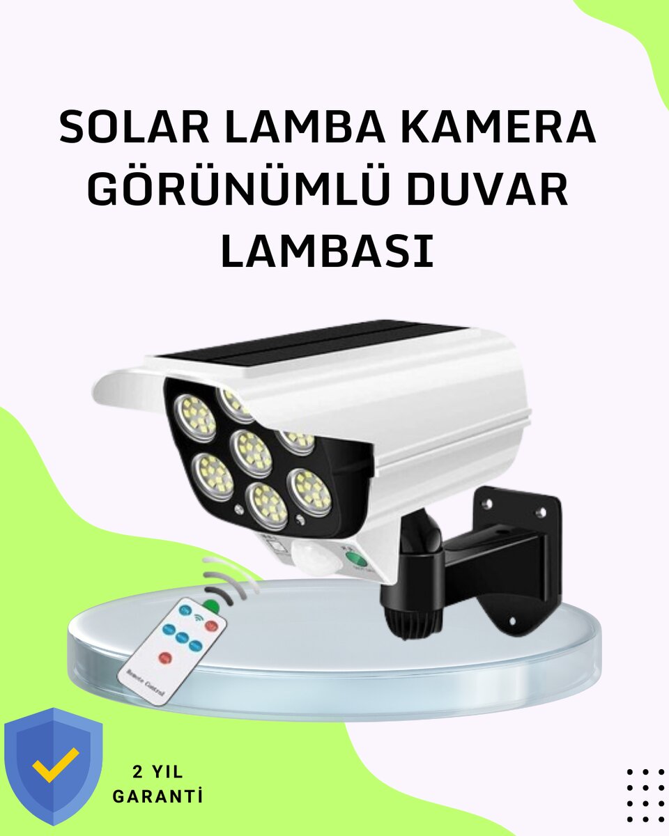 3 Modlu Güneş Paneli Aydınlatmalı Dış Mekan Güvenlik Işığı – IP65 Su Geçirmez PIR Sensörlü 1 3 Modlu Güneş Paneli Aydınlatmalı Dış Mekan Güvenlik Işığı – IP65 Su Geçirmez PIR Sensörlü