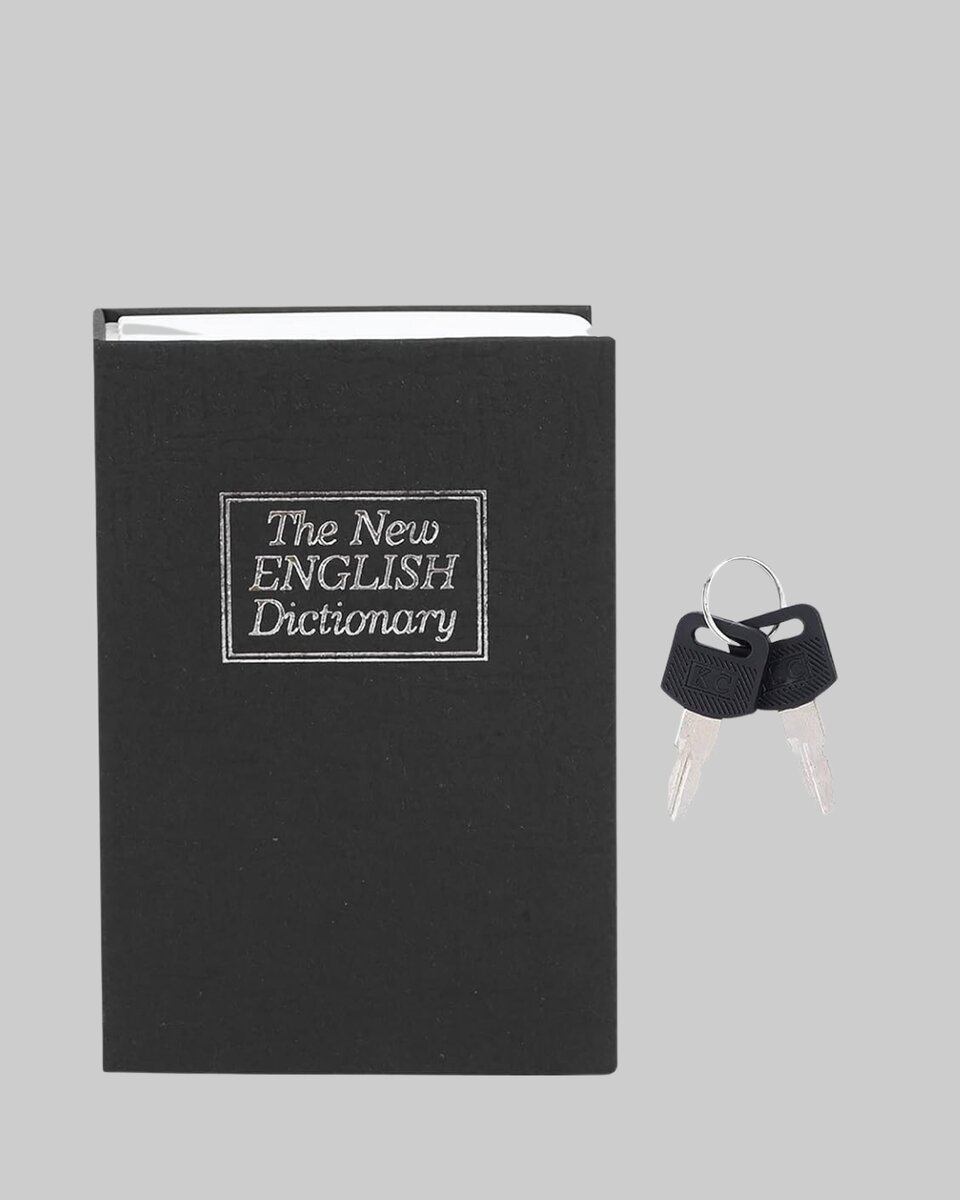 Gizli Kitap Kasa – Metal Gövdeli Anahtarlı 2 Gizli Kitap Kasa – Metal Gövdeli Anahtarlı - Görsel 2