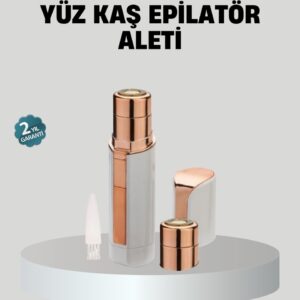 Kadınlar İçin Yüz ve Kaş Epilatörü – Hassas Cilt Dostu, Pil ile Çalışan, Taşınabilir ve Şık Tasarım