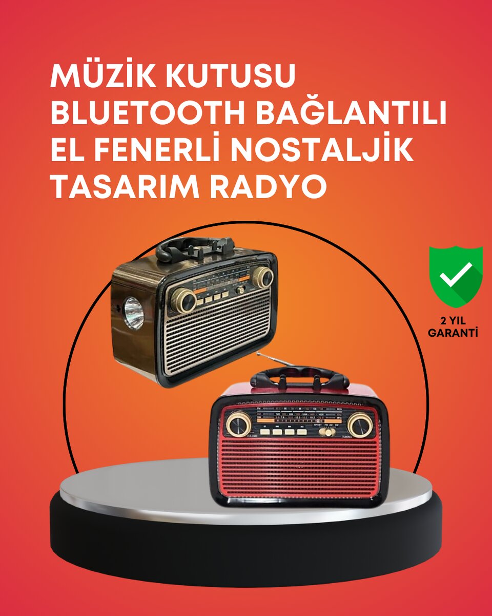 Nostaljik Radyo Görünümlü Bluetooth Hoparlör – FM/AM Yayın Kablosuz Bağlantı Şarj Edilebilir 1 Nostaljik Radyo Görünümlü Bluetooth Hoparlör – FM/AM Yayın Kablosuz Bağlantı Şarj Edilebilir